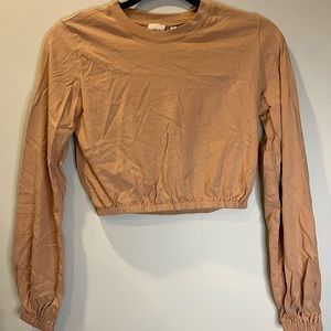 Aritzia cropped long sleeve